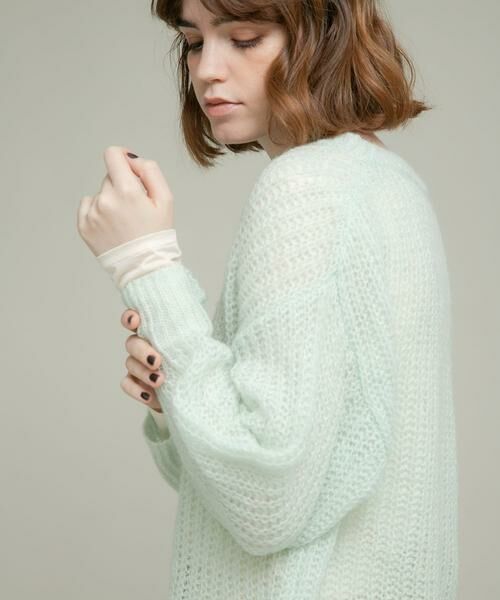 Sonny Label / サニーレーベル ニット・セーター | 『WEB/一部店舗限定』ヘアリーローゲージニット | 詳細10