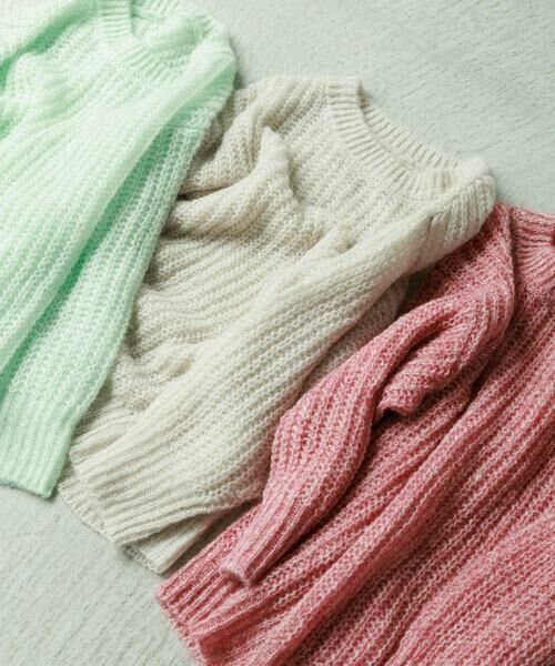 Sonny Label / サニーレーベル ニット・セーター | 『WEB/一部店舗限定』ヘアリーローゲージニット | 詳細21