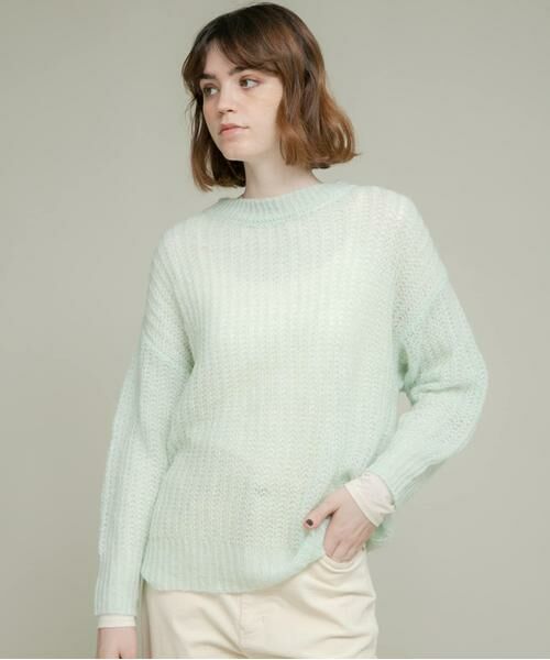 Sonny Label / サニーレーベル ニット・セーター | 『WEB/一部店舗限定』ヘアリーローゲージニット | 詳細11
