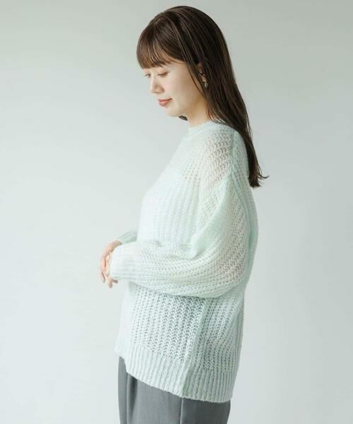 Sonny Label / サニーレーベル ニット・セーター | 『WEB/一部店舗限定』ヘアリーローゲージニット | 詳細15