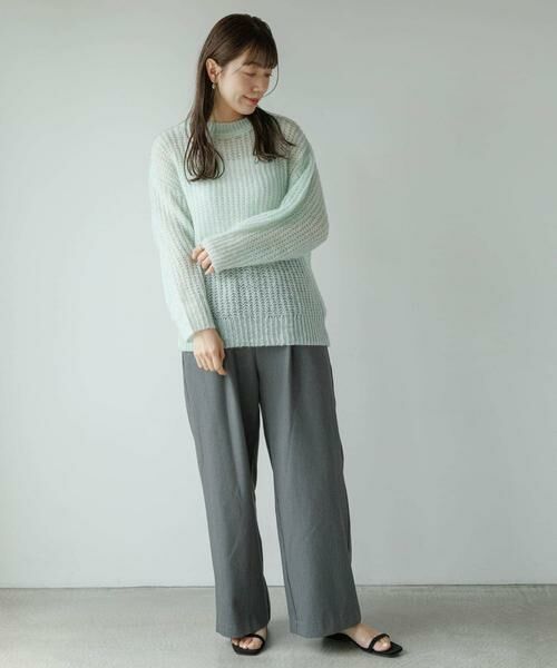 Sonny Label / サニーレーベル ニット・セーター | 『WEB/一部店舗限定』ヘアリーローゲージニット | 詳細16