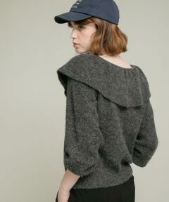 Sonny Label / サニーレーベル ニット・セーター | 『WEB限定』フリルカラーアゼニット