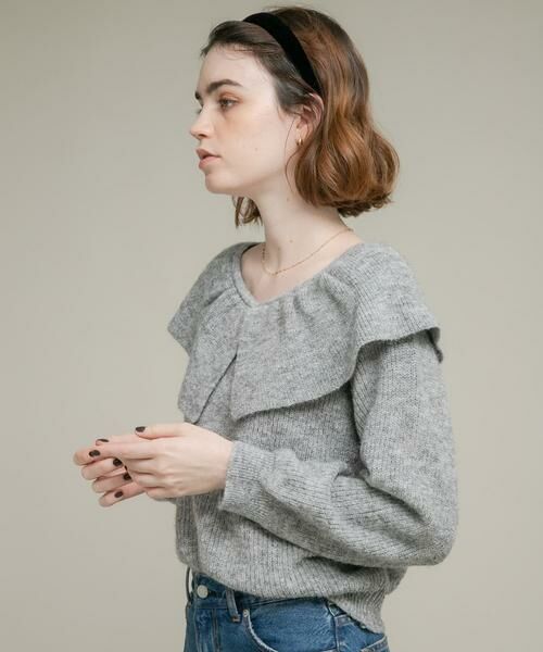 Sonny Label / サニーレーベル ニット・セーター | 『WEB限定』フリルカラーアゼニット | 詳細4