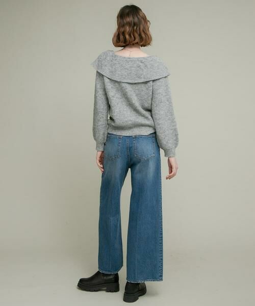 Sonny Label / サニーレーベル ニット・セーター | 『WEB限定』フリルカラーアゼニット | 詳細7