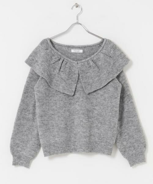 Sonny Label / サニーレーベル ニット・セーター | 『WEB限定』フリルカラーアゼニット | 詳細8