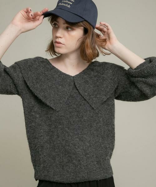 Sonny Label / サニーレーベル ニット・セーター | 『WEB限定』フリルカラーアゼニット | 詳細10