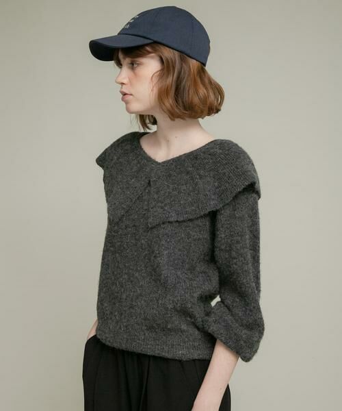 Sonny Label / サニーレーベル ニット・セーター | 『WEB限定』フリルカラーアゼニット | 詳細12