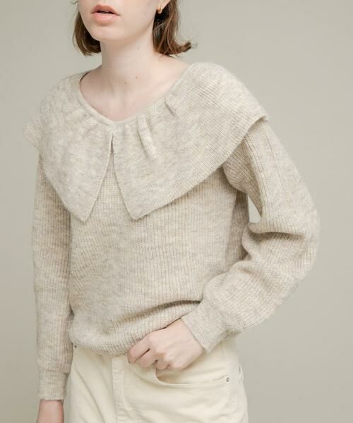Sonny Label / サニーレーベル ニット・セーター | 『WEB限定』フリルカラーアゼニット | 詳細24