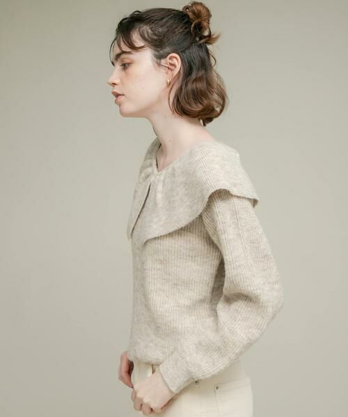 Sonny Label / サニーレーベル ニット・セーター | 『WEB限定』フリルカラーアゼニット | 詳細26