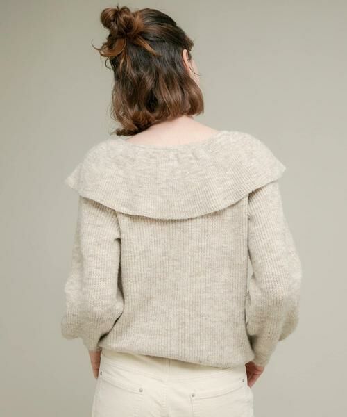 Sonny Label / サニーレーベル ニット・セーター | 『WEB限定』フリルカラーアゼニット | 詳細27
