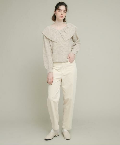 Sonny Label / サニーレーベル ニット・セーター | 『WEB限定』フリルカラーアゼニット | 詳細28