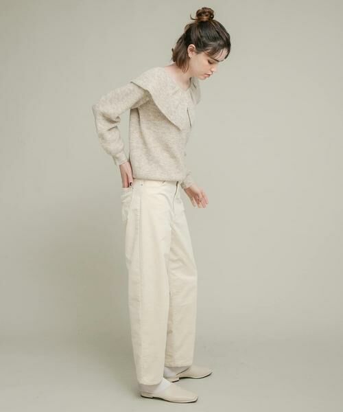 Sonny Label / サニーレーベル ニット・セーター | 『WEB限定』フリルカラーアゼニット | 詳細29