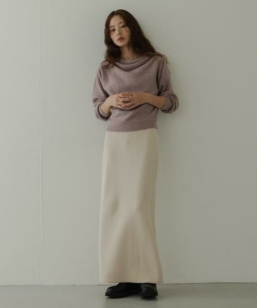 Sonny Label / サニーレーベル ニット・セーター | 『WEB限定』ドレープニットプルオーバー | 詳細3