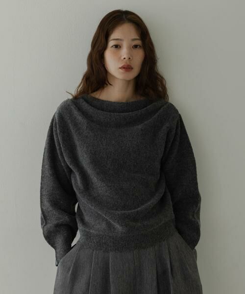 Sonny Label / サニーレーベル ニット・セーター | 『WEB限定』ドレープニットプルオーバー | 詳細14