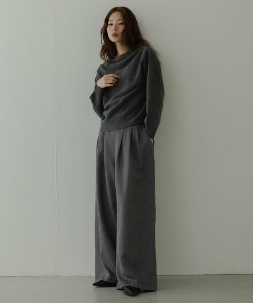 Sonny Label / サニーレーベル ニット・セーター | 『WEB限定』ドレープニットプルオーバー | 詳細15