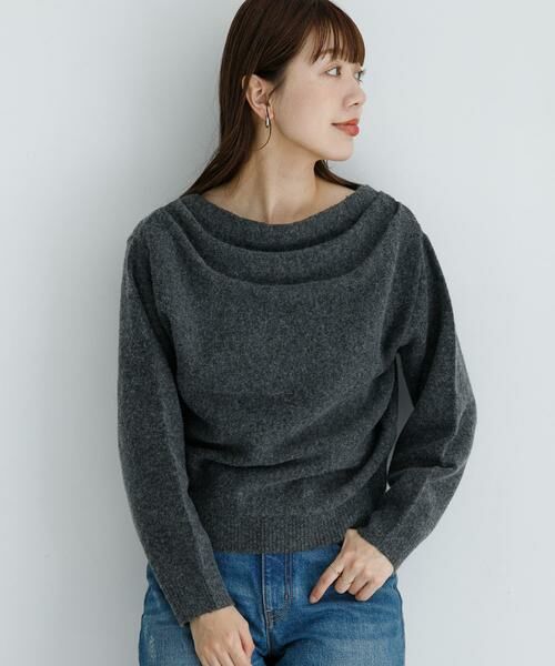 Sonny Label / サニーレーベル ニット・セーター | 『WEB限定』ドレープニットプルオーバー | 詳細16