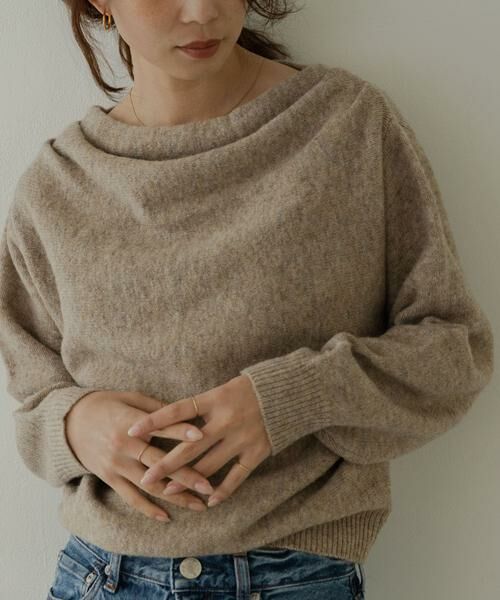 Sonny Label / サニーレーベル ニット・セーター | 『WEB限定』ドレープニットプルオーバー | 詳細27