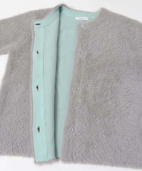 Sonny Label / サニーレーベル カーディガン・ボレロ | ダブルフェイスバイカラーカーディガン | 詳細18
