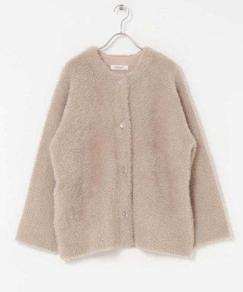 Sonny Label / サニーレーベル カーディガン・ボレロ | ダブルフェイスバイカラーカーディガン | 詳細30