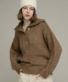 Sonny Label / サニーレーベル ニット・セーター | ヘアリースキッパーニットプルオーバー