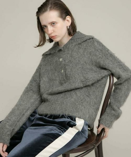 Sonny Label / サニーレーベル ニット・セーター | ヘアリースキッパーニットプルオーバー | 詳細27