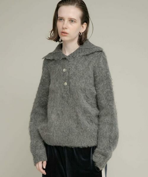 Sonny Label / サニーレーベル ニット・セーター | ヘアリースキッパーニットプルオーバー | 詳細29