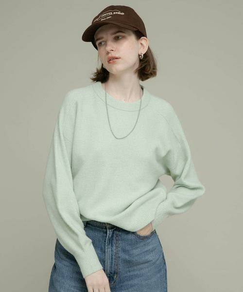 Sonny Label / サニーレーベル ニット・セーター | フラッフィータッチクルーネックニットプルオーバー | 詳細3