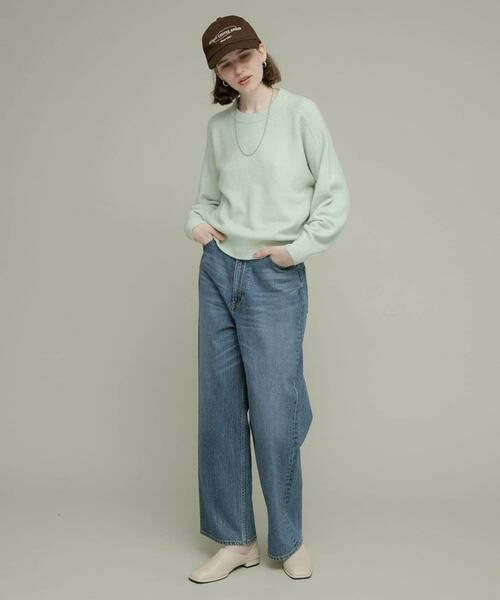 Sonny Label / サニーレーベル ニット・セーター | フラッフィータッチクルーネックニットプルオーバー | 詳細6