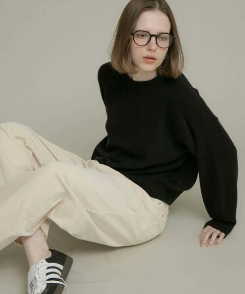 Sonny Label / サニーレーベル ニット・セーター | フラッフィータッチクルーネックニットプルオーバー | 詳細15