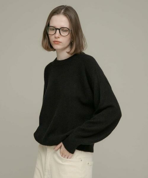 Sonny Label / サニーレーベル ニット・セーター | フラッフィータッチクルーネックニットプルオーバー | 詳細17
