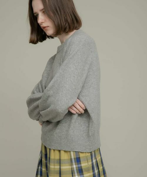 Sonny Label / サニーレーベル ニット・セーター | フラッフィータッチクルーネックニットプルオーバー | 詳細25