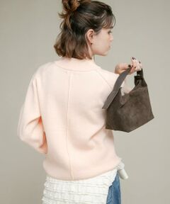 Sonny Label / サニーレーベル ニット・セーター | モックネックスウェットライクニットプルオーバー