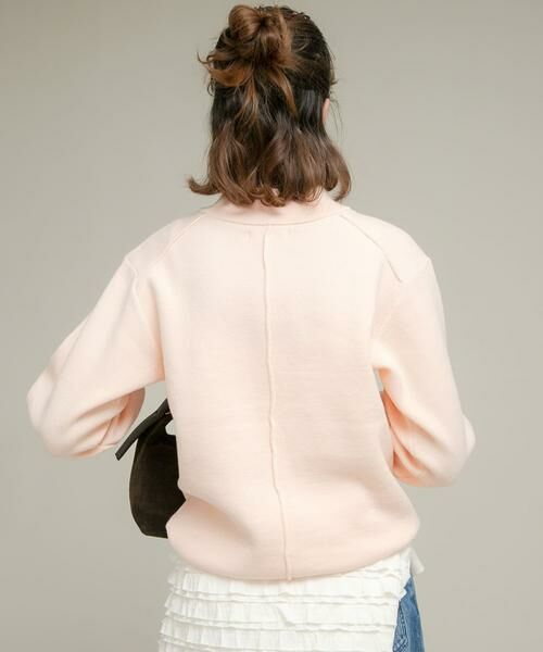 Sonny Label / サニーレーベル ニット・セーター | モックネックスウェットライクニットプルオーバー | 詳細4