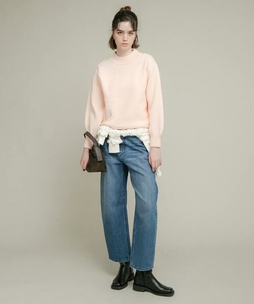 Sonny Label / サニーレーベル ニット・セーター | モックネックスウェットライクニットプルオーバー | 詳細6