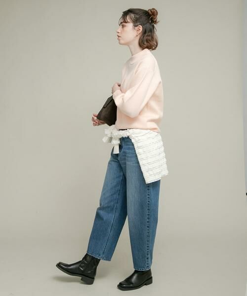 Sonny Label / サニーレーベル ニット・セーター | モックネックスウェットライクニットプルオーバー | 詳細7