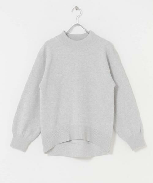 Sonny Label / サニーレーベル ニット・セーター | モックネックスウェットライクニットプルオーバー | 詳細17