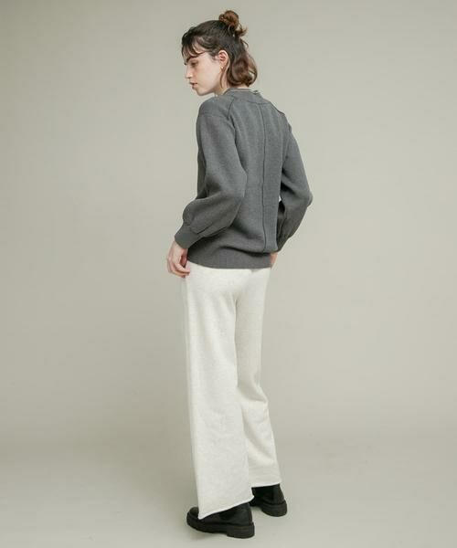 Sonny Label / サニーレーベル ニット・セーター | モックネックスウェットライクニットプルオーバー | 詳細29