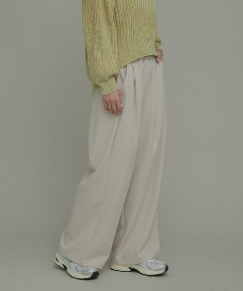 Sonny Label / サニーレーベル その他パンツ | 裏起毛イージーワイドパンツ | 詳細2