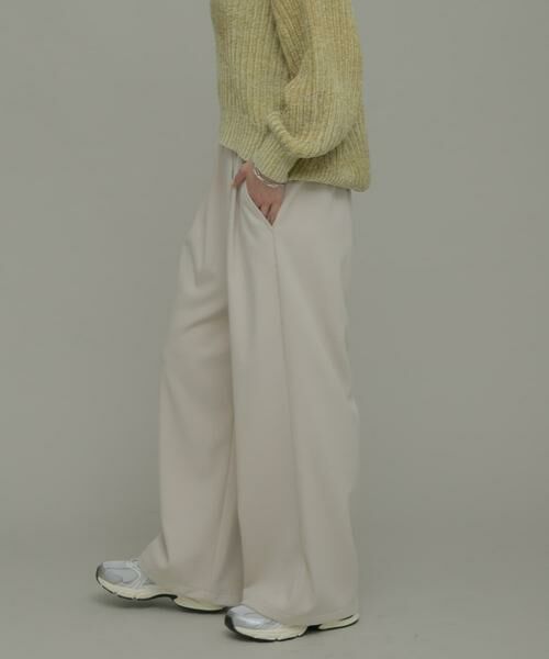 Sonny Label / サニーレーベル その他パンツ | 裏起毛イージーワイドパンツ | 詳細3