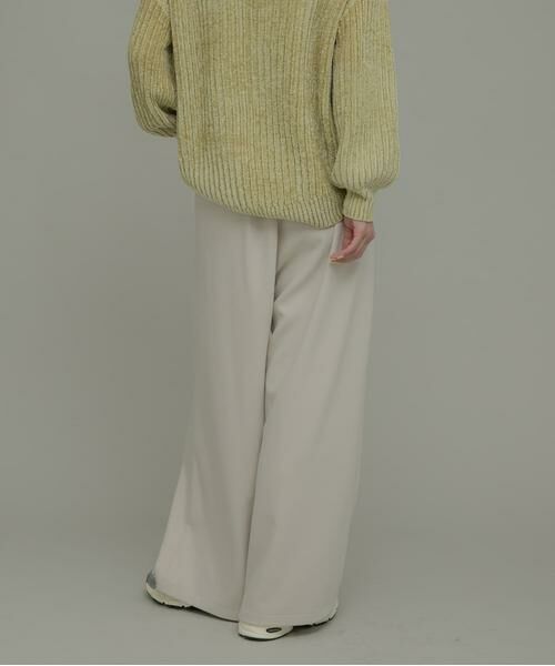 Sonny Label / サニーレーベル その他パンツ | 裏起毛イージーワイドパンツ | 詳細4