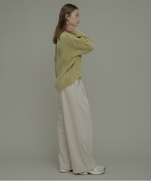 Sonny Label / サニーレーベル その他パンツ | 裏起毛イージーワイドパンツ | 詳細6