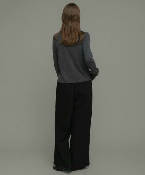 Sonny Label / サニーレーベル その他パンツ | 裏起毛イージーワイドパンツ | 詳細19