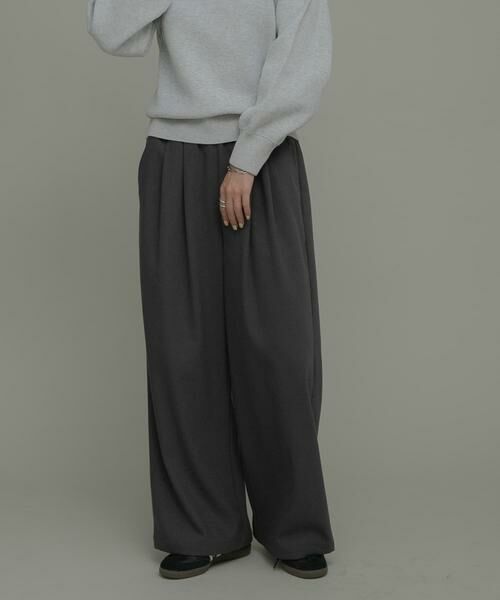 Sonny Label / サニーレーベル その他パンツ | 裏起毛イージーワイドパンツ | 詳細23