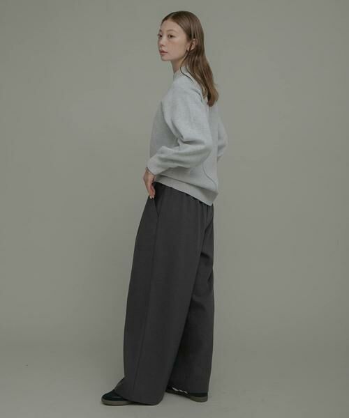 Sonny Label / サニーレーベル その他パンツ | 裏起毛イージーワイドパンツ | 詳細27