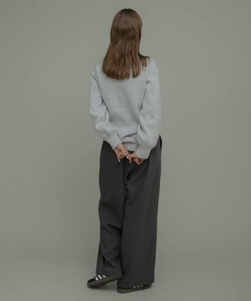 Sonny Label / サニーレーベル その他パンツ | 裏起毛イージーワイドパンツ | 詳細28