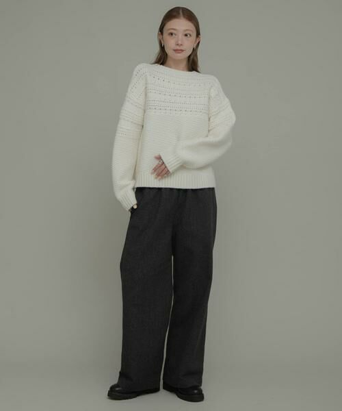 Sonny Label / サニーレーベル その他パンツ | 『WEB限定』ツイードイージーパンツ | 詳細5