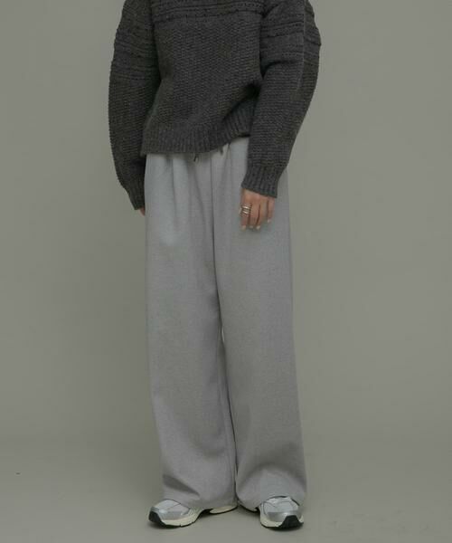 Sonny Label / サニーレーベル その他パンツ | 『WEB限定』起毛イージーワンタックパンツ | 詳細1