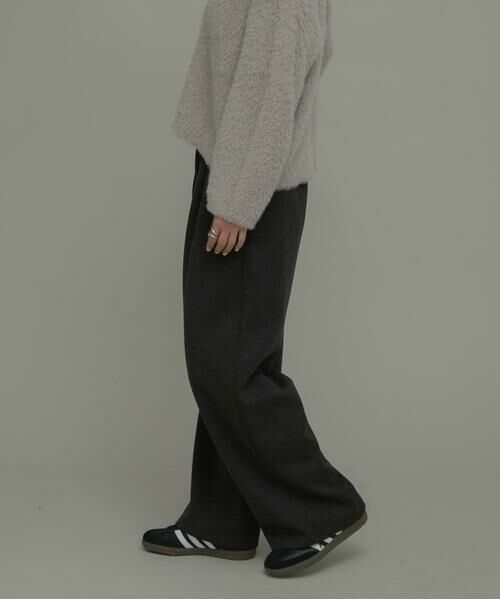 Sonny Label / サニーレーベル その他パンツ | 『WEB限定』起毛イージーワンタックパンツ | 詳細14