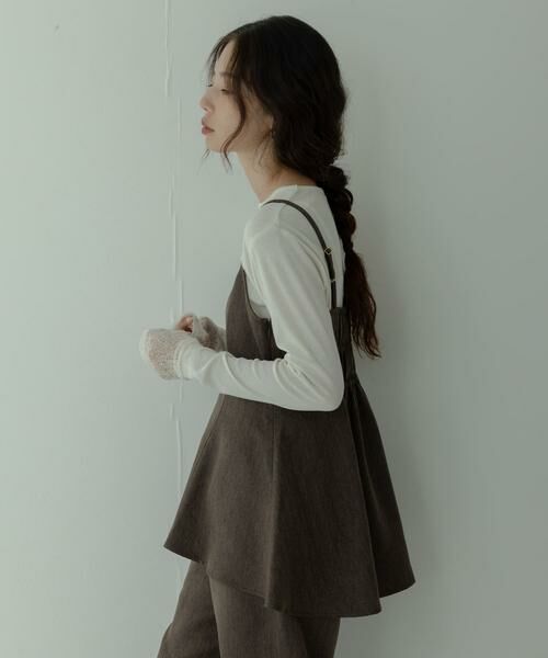 Sonny Label / サニーレーベル サロペット・オールインワン | ヘリンボーンキャミ×パンツセットアップ | 詳細3