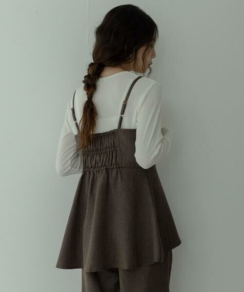 Sonny Label / サニーレーベル サロペット・オールインワン | ヘリンボーンキャミ×パンツセットアップ | 詳細4